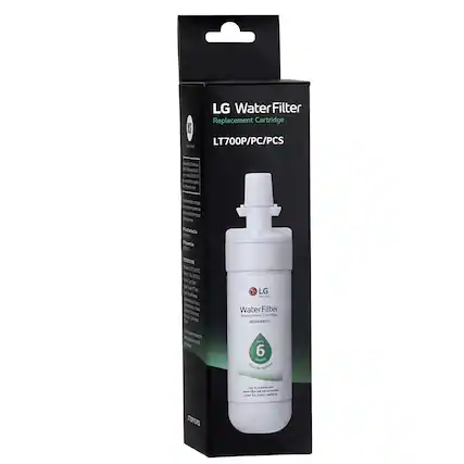 LG Water Filter Replacement Cartridge
LT700P/PC/PCS
Water Filter
Replacement Cartridge
6 months
Must be replaced
Use of unauthorized
parts may void the product warranty
AD039060161