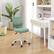 Alt View 1. Costway - Costway Kids Desk Chair Ergonomic Swivel Children Mesh Study Height Adjustable - Light Green.