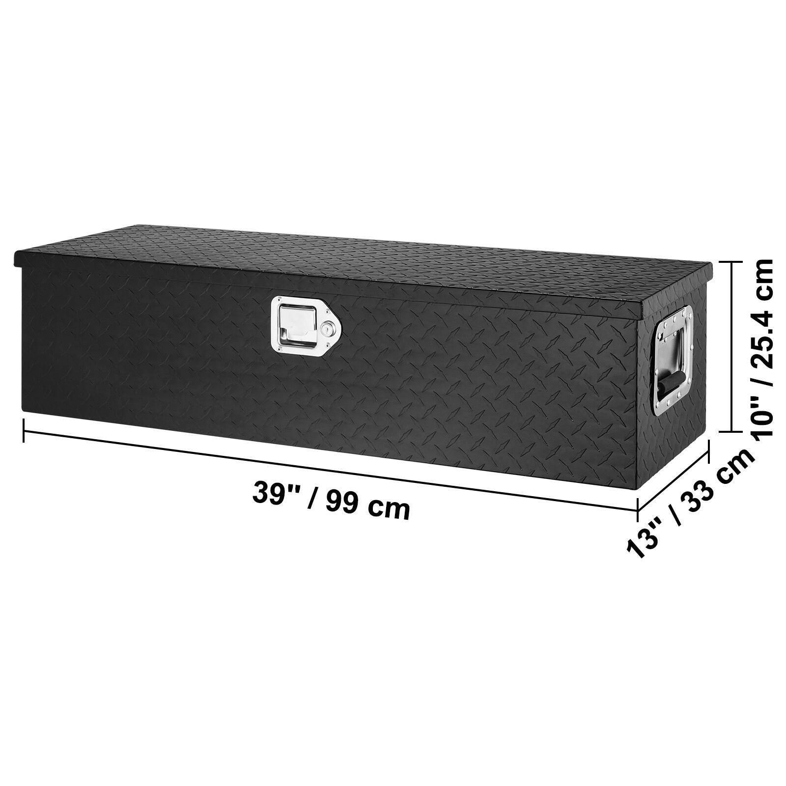 39" / 99 cm  
13" / 33 cm  
10" / 25.4 cm