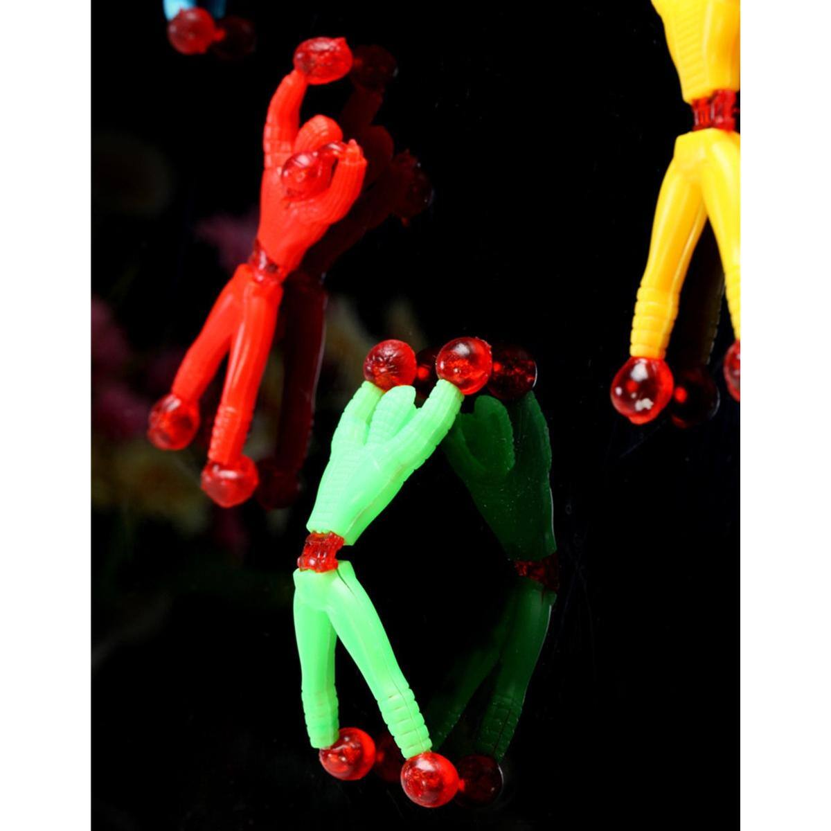 Alt View 2. JuzToys - 72 Pieces of Window Crawler Men, Sticky Wall Climbing Rolling Men Novelty Stretchy Sticky Toys for Kids Party Favours - Multi.