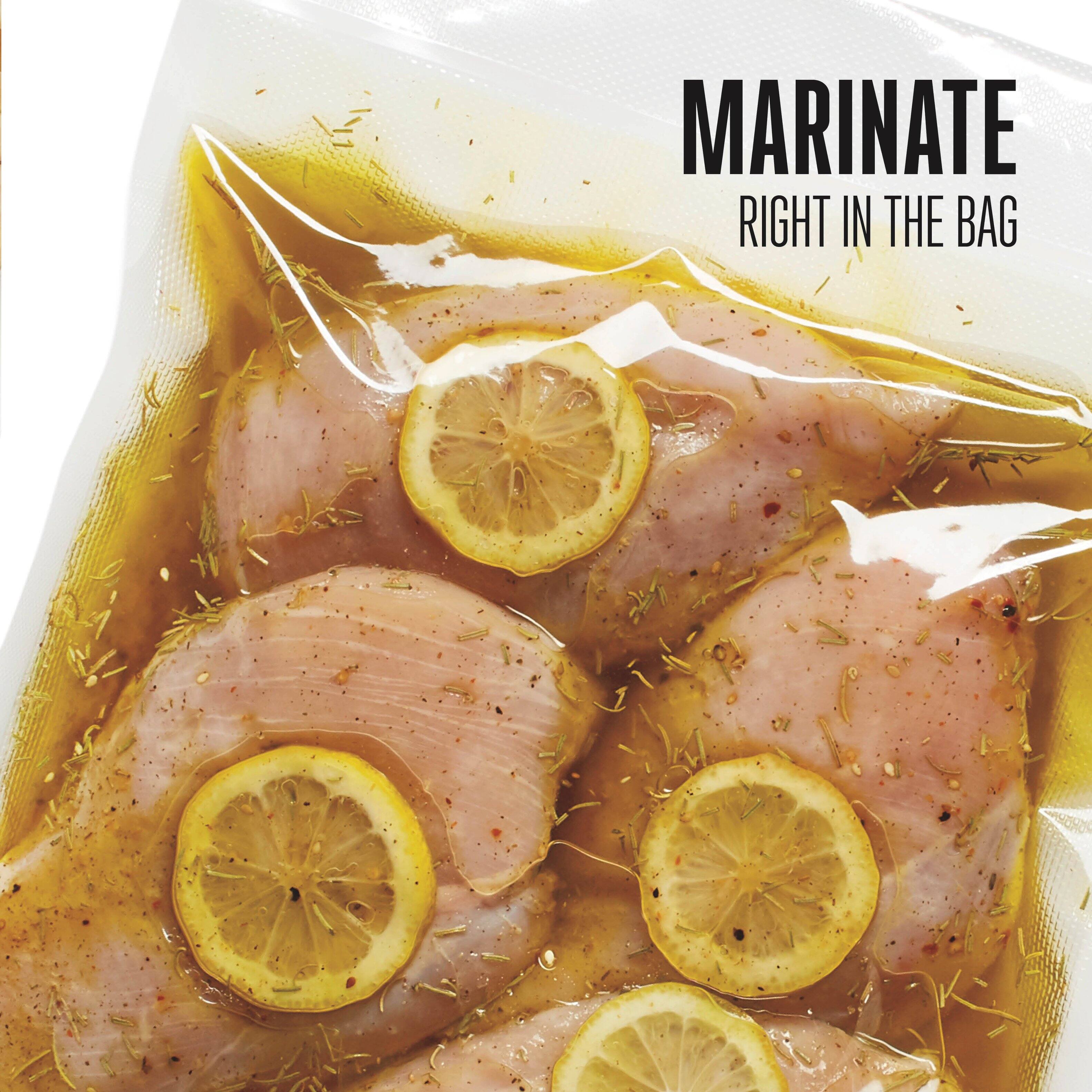 MARINATE  
RIGHT IN THE BAG