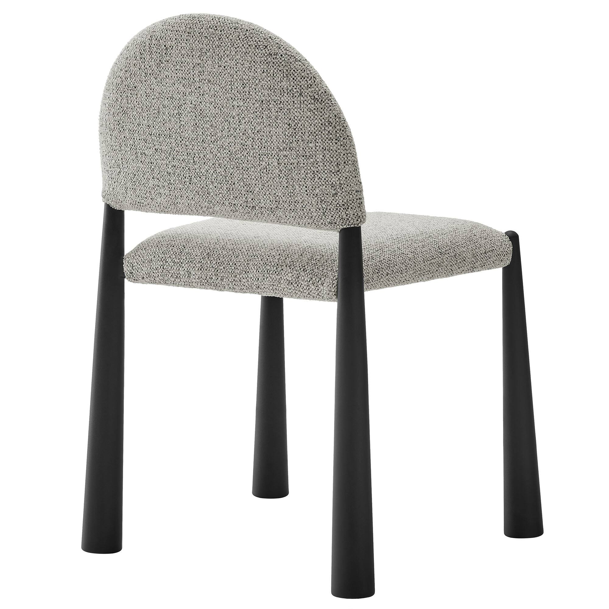 Alt View 2. Modway - Hayley Upholstered Fabric Dining Side Chair by Modway - Brown.