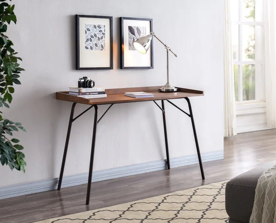 Couch Write Kings Brand Furniture Charlier Wood Home Office Computer/Writing Desk ...