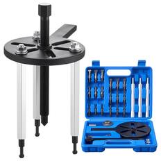 Front. VEVOR - 21-in-1 Bearing Puller Set, 21 PCS 3-Jaw Hook Puller for Internal External Bearings and Bearing Without Inner Shaft - Black.