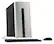 Front. HP - Pavilion Desktop - Intel Core i5 - 8GB Memory - 1TB Hard Drive - Black/Silver.