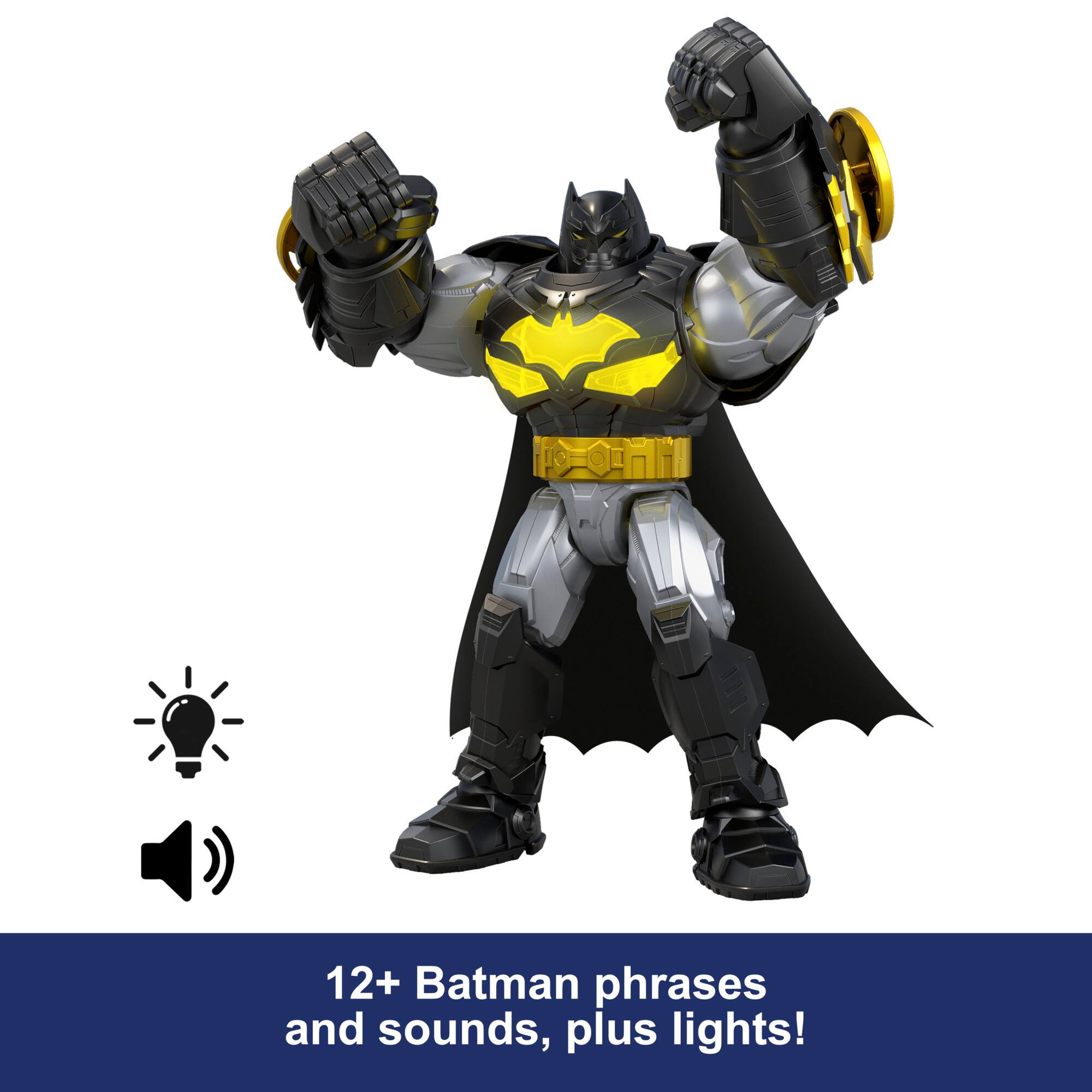 12+ Batman phrases and sounds, plus lights!