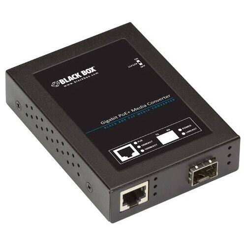LLFAFP BOX BLACK Media Converter PoE+ MEDIA Gigabit POWER  
LIQUACT TX Pat 199MACT 1000M/ACT