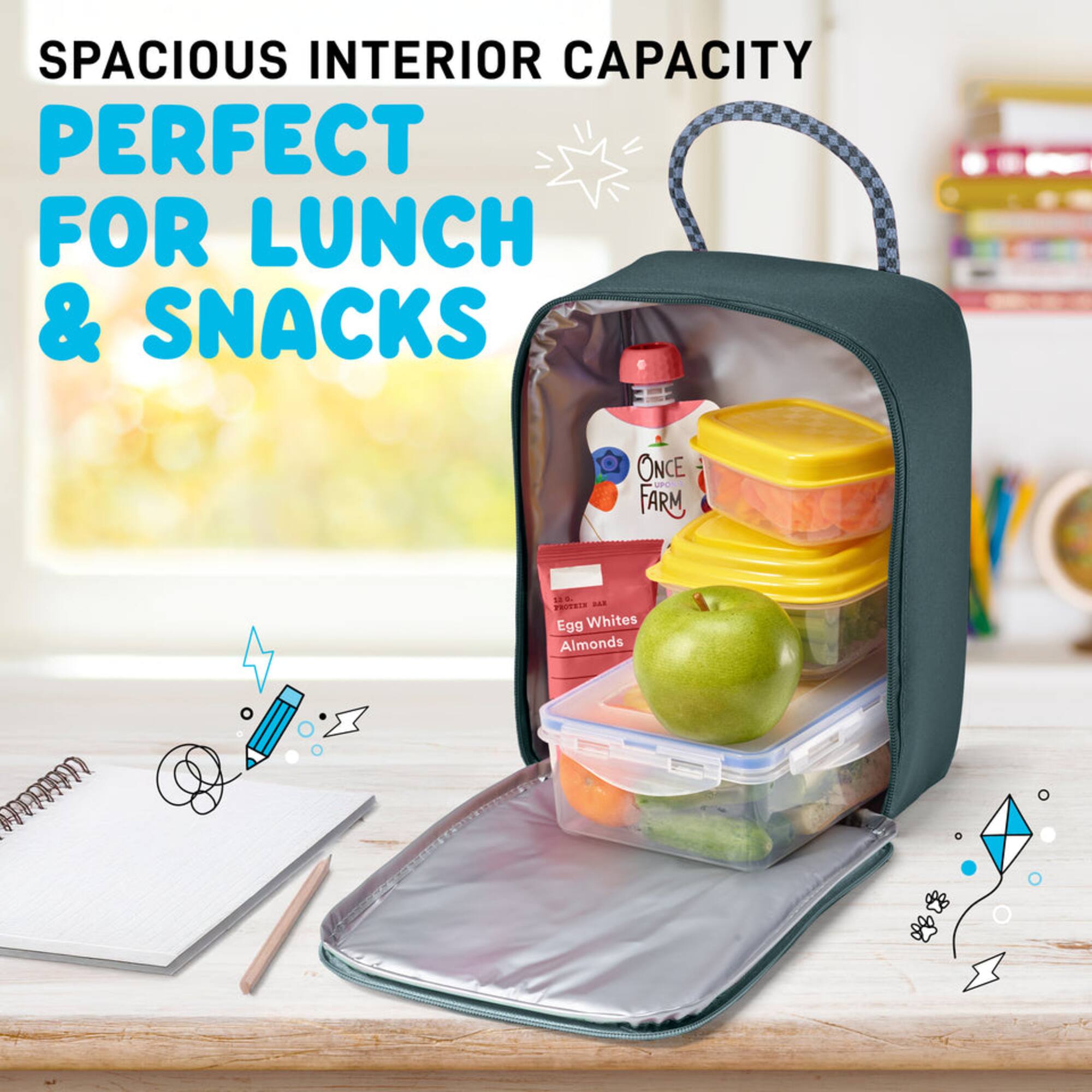 SPACIOUS INTERIOR CAPACITY  
PERFECT FOR LUNCH & SNACKS  

Egg Whites  
Almonds