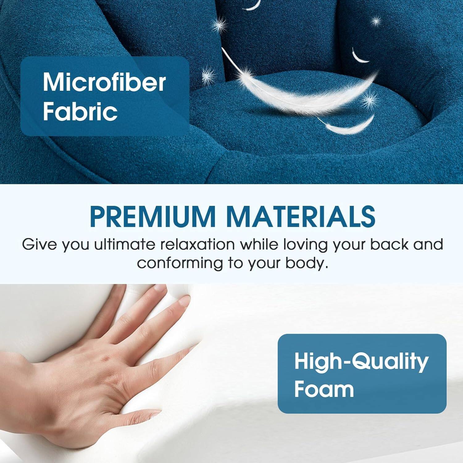 Microfiber Fabric

PREMIUM MATERIALS

Give you ultimate relaxation while loving your back and conforming to your body.

High-Quality Foam