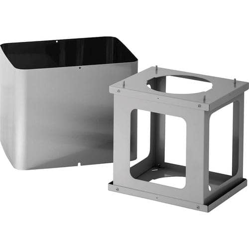 Frigidaire - 10' Flue Extension Kit for Select Frigidaire Island Range Hoods - Stainless Steel - Larger Front