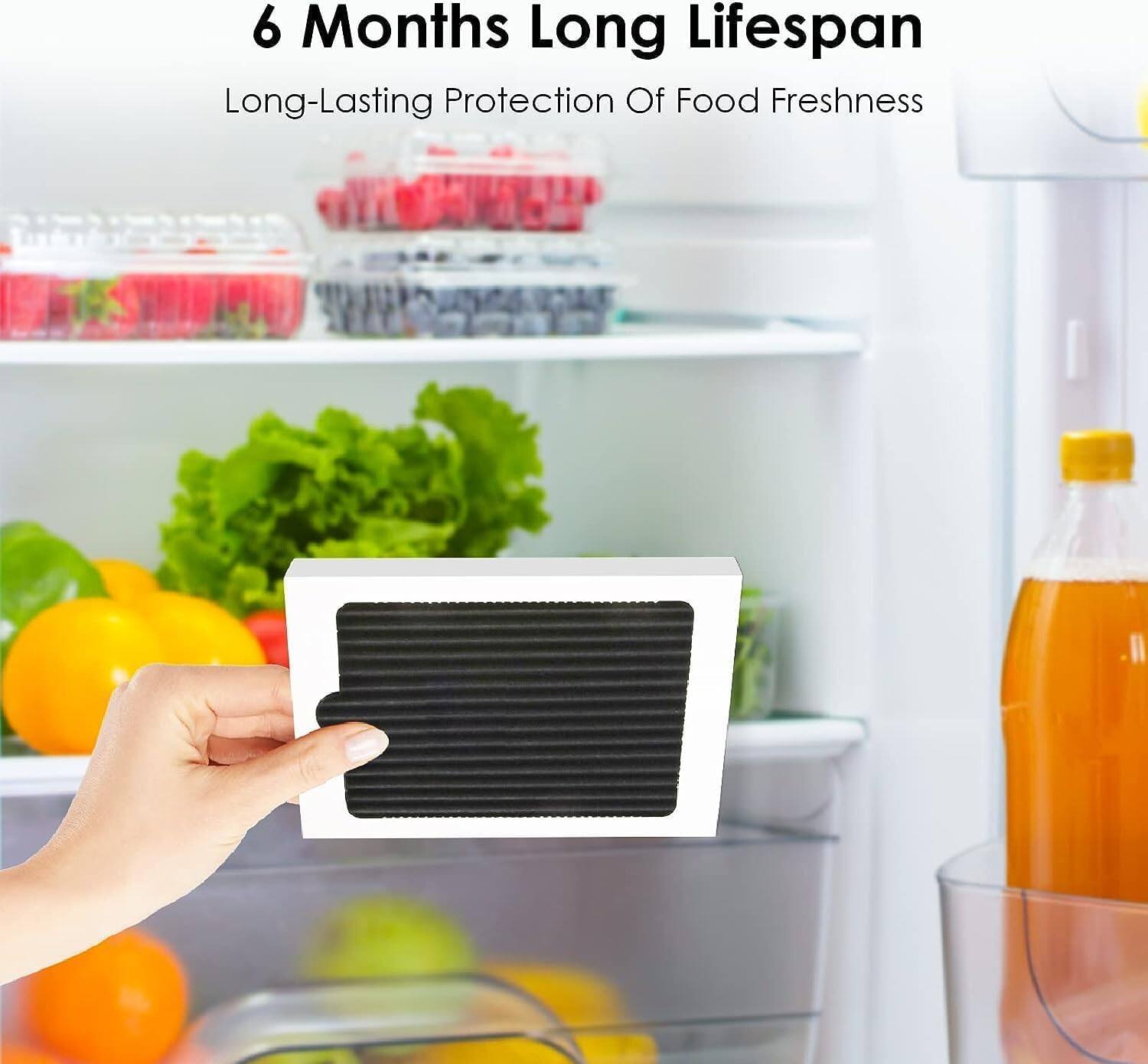 6 Months Long Lifespan  
Long-Lasting Protection Of Food Freshness