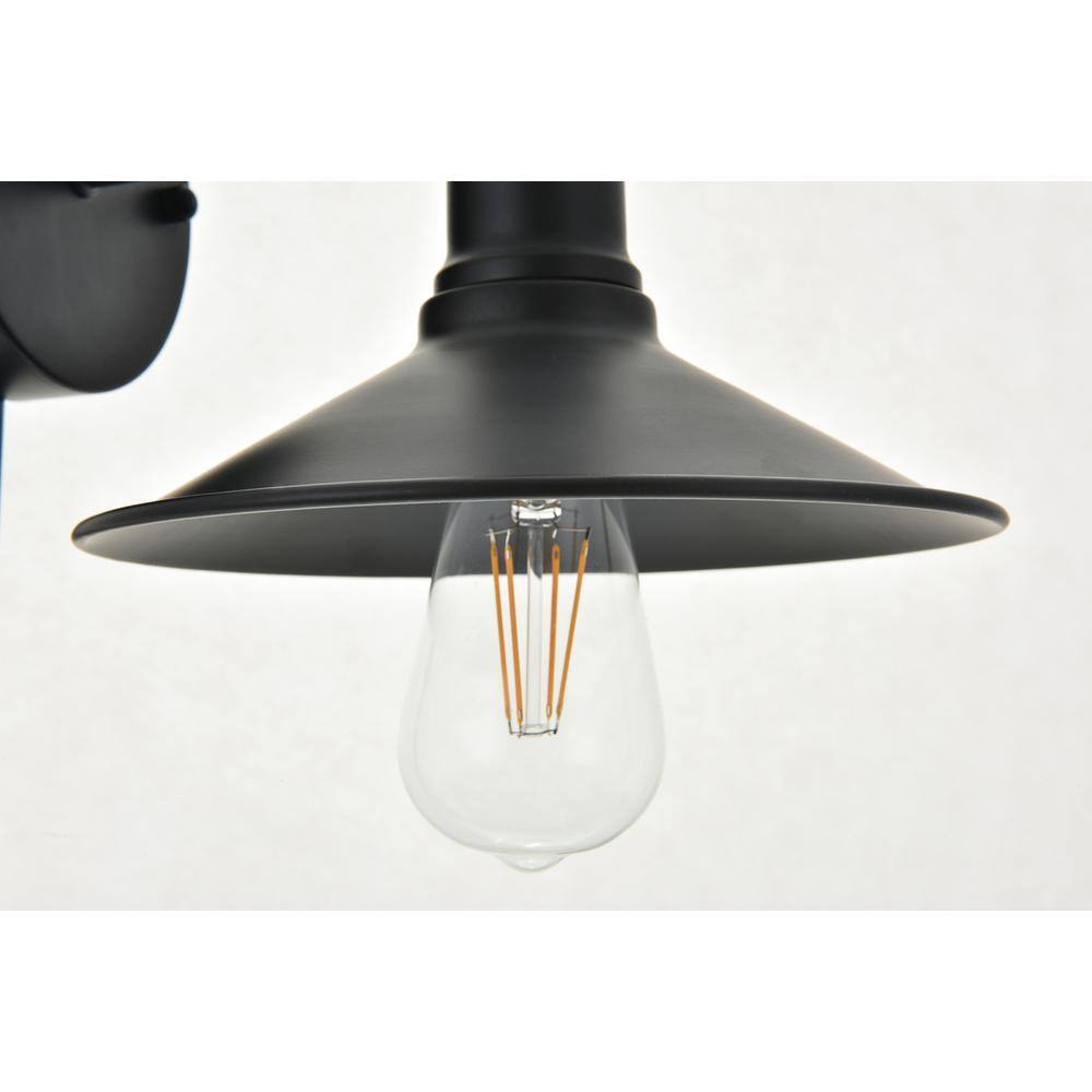 Angle. Living District - Etude 1 light black Wall Sconce - Black.