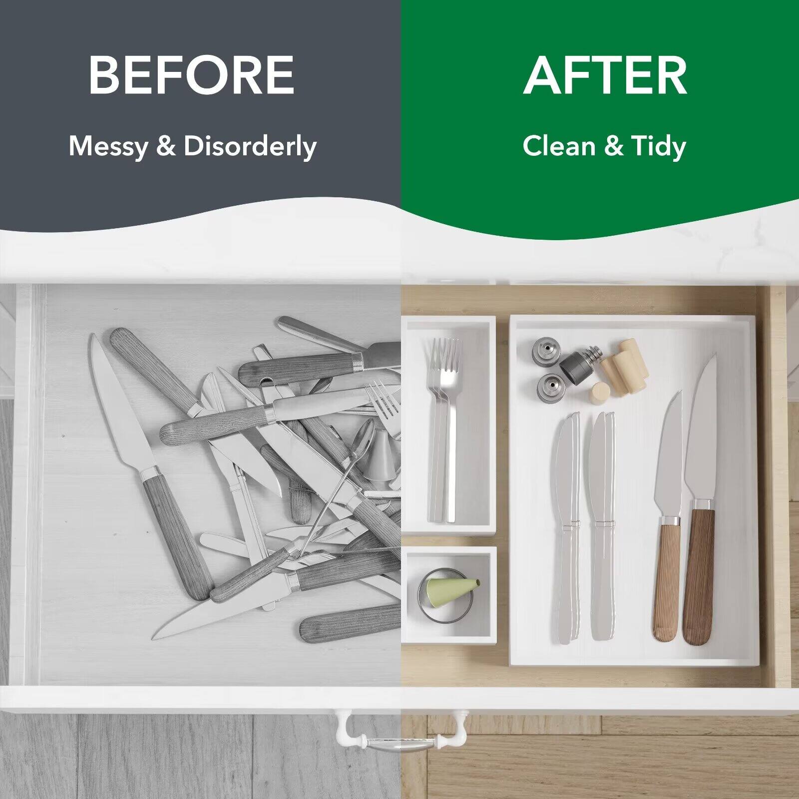 BEFORE  
Messy & Disorderly  

AFTER  
Clean & Tidy