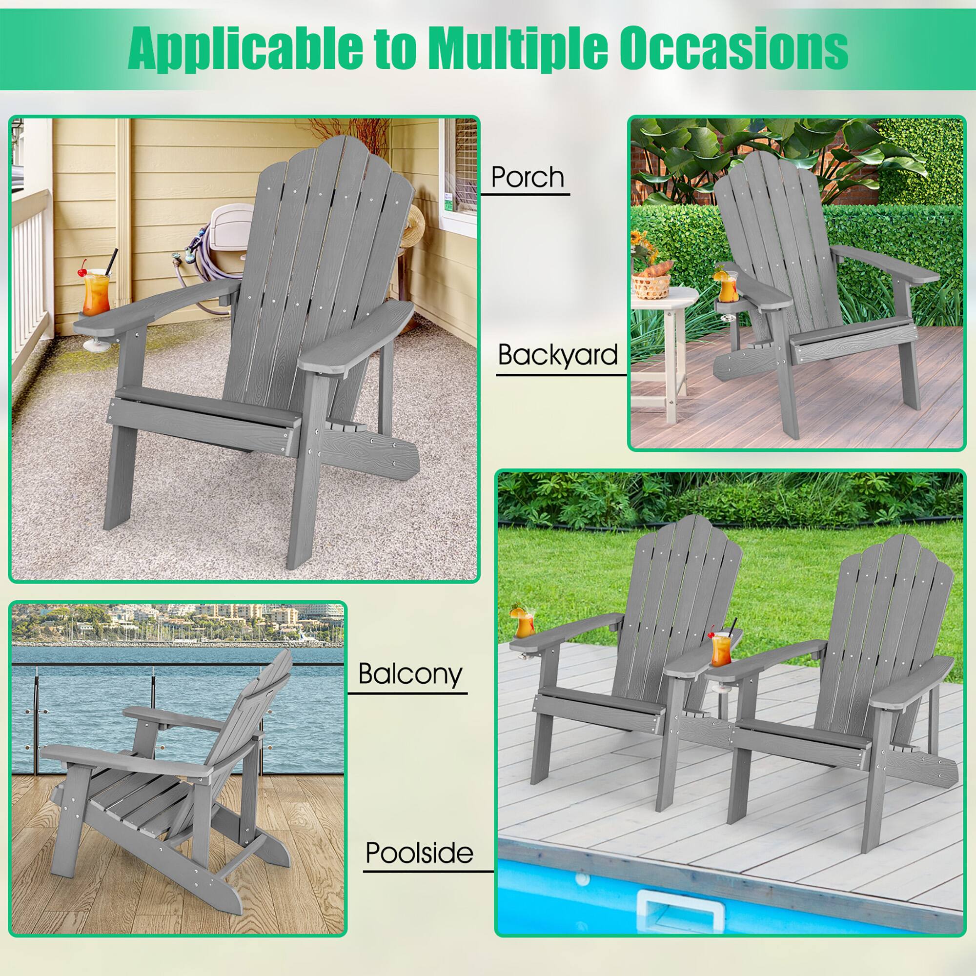 Applicable to Multiple Occasions

- Porch
- Backyard
- Balcony
- Poolside