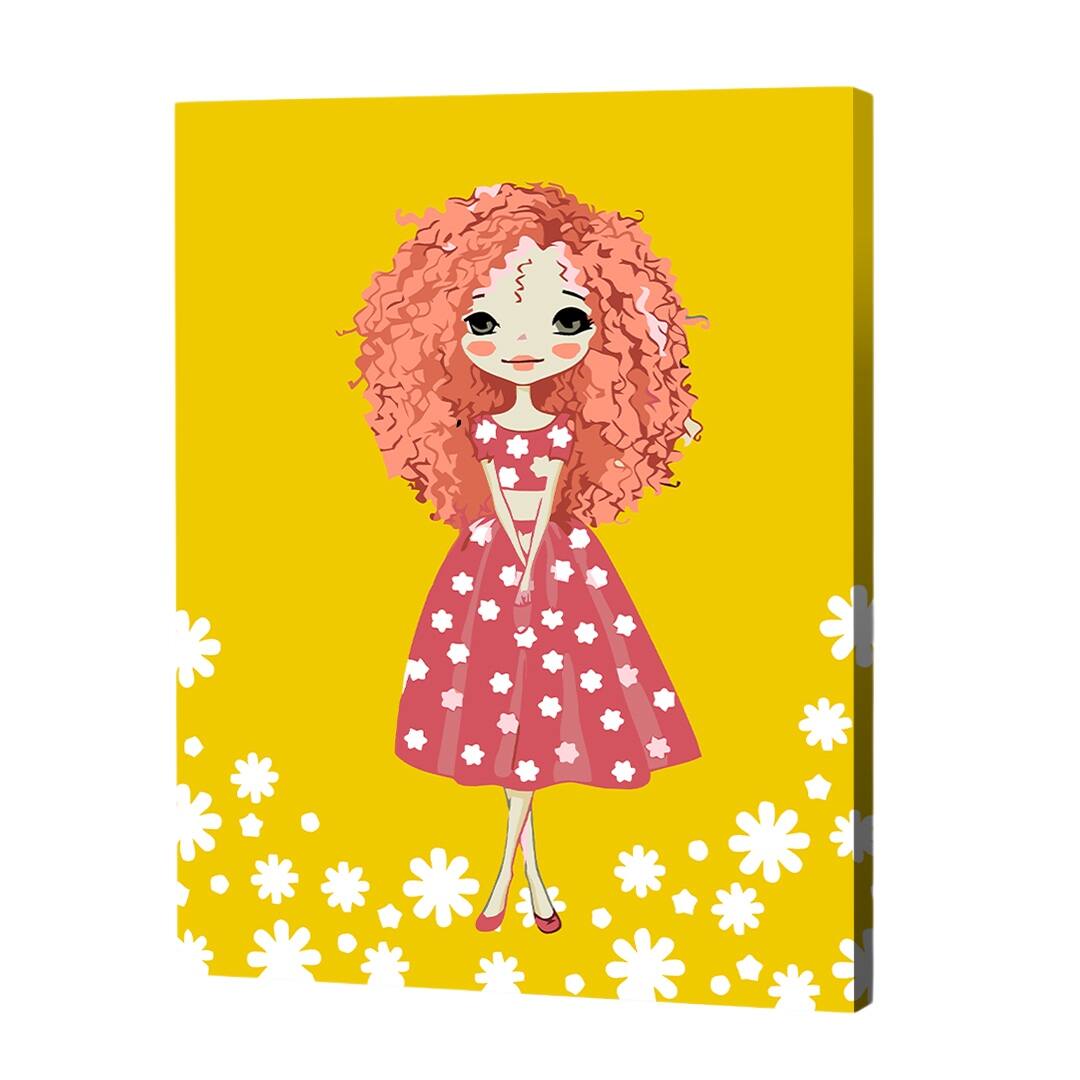 Angle. Artwille - Artwille Paint By Number Kit Stylish Girl.