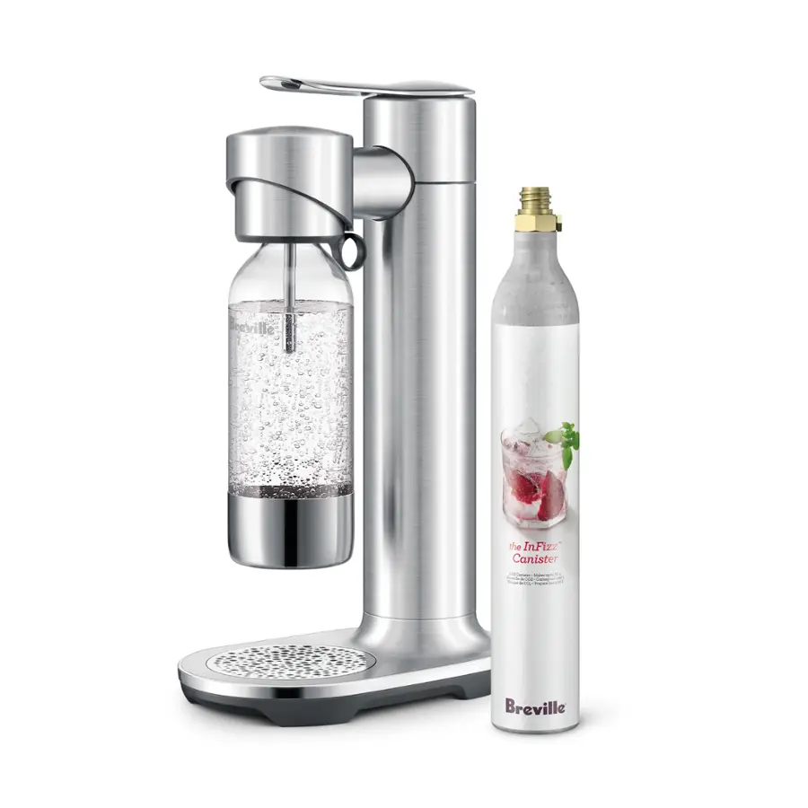 Alt View 13. Breville - the InFizz Aqua Bundle w/CO2 - Brushed Stainless.