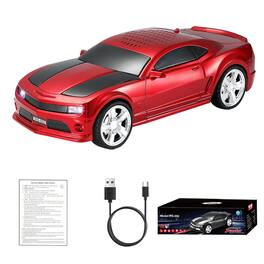 Skar Audio - Ws-592 Supercar Design Replica-Portable Car Model Wireless With Tws Stereo Fm Radio Led Party Lights Usb/tf - Red