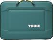 Thule - Gauntlet 3 Sleeve for 15" Apple® MacBook® Pro with Retina display - Storm/Lichen - Larger Front