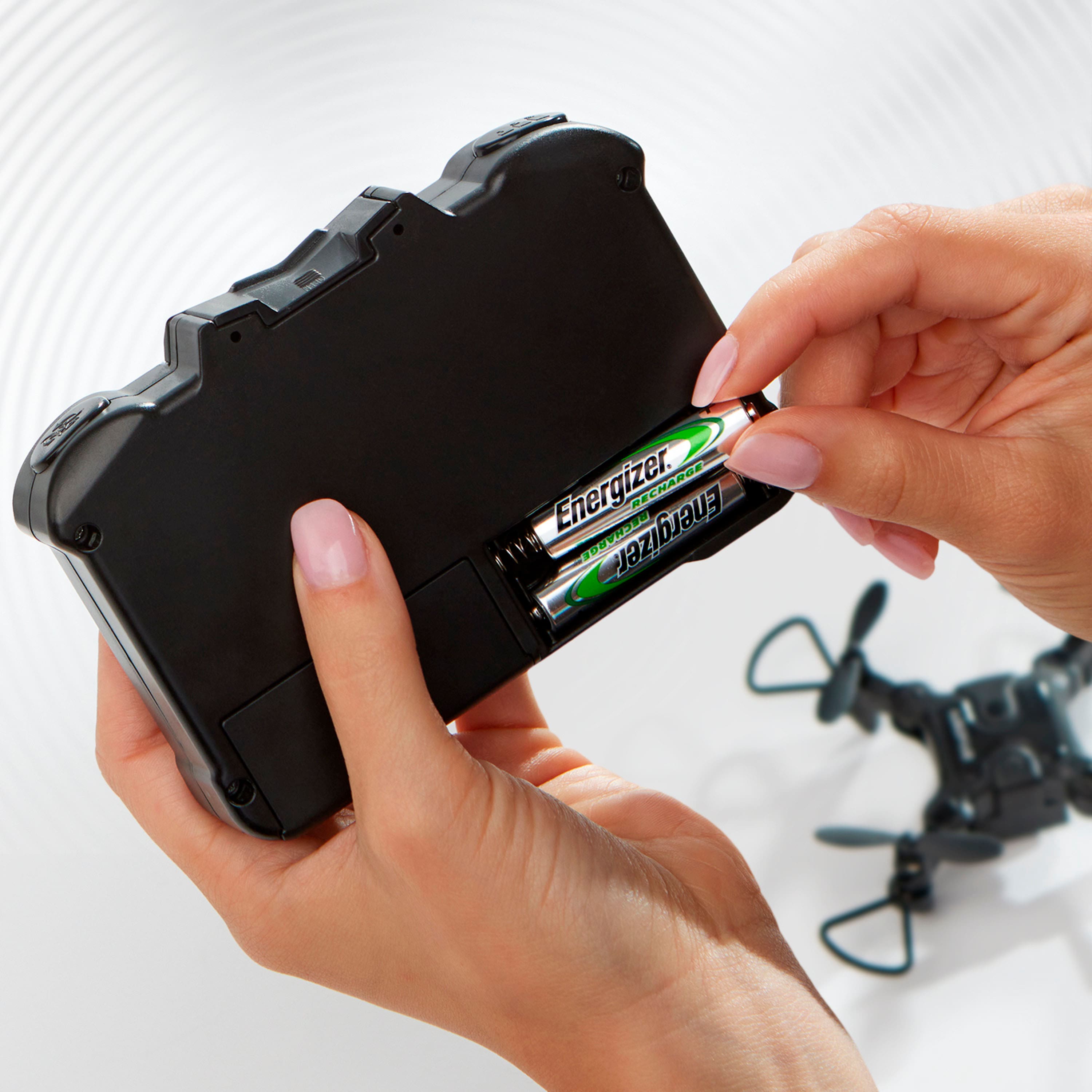 Alt View 14. Energizer - Rechargeable AAA Batteries (4 Pack) 800 mAh Triple A Batteries - Silver.