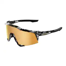 100% - 100 Percent Speedcraft Money Mike 3 Polished Black Tortoise Sunglasses - Multicolor