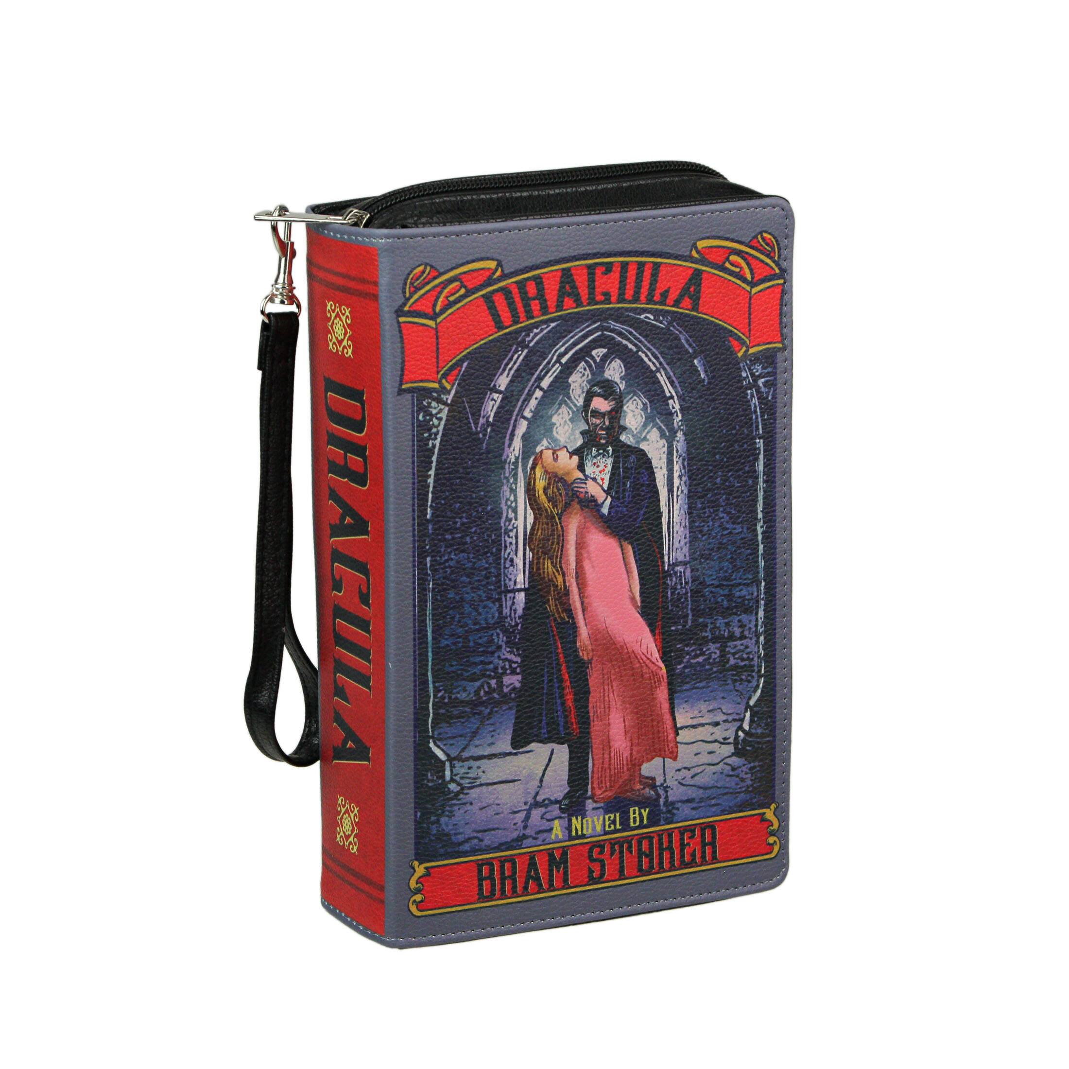 Things2Die4 - Dracula Book Clutch with Strap, Gothic Fashion for Dark Style Lovers - Multicolored price history on PriceWatchPro