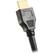 Front Standard. Steren - HDMI Cable - Satin Black.