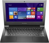 Front Zoom. Lenovo - 11.6" Laptop - Intel Celeron - 2GB Memory - 32GB Solid State Drive - Silver.