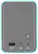 Alt View 12. BRAVEN - 805 Portable Bluetooth Speaker - Teal/Gray.