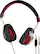 Angle Standard. I-Tec - LETHAL Digital Stereo Headphones - Red.