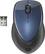 Front. HP - X4000 Wireless Laser Mouse - Winter Blue.