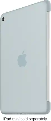 Front. Apple - Silicone Case for Apple® iPad® mini 4 - Turquoise.