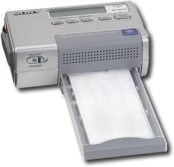 Angle Standard. Sony - Compact Digital Photo Printer.