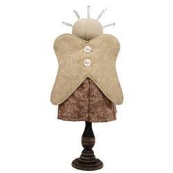 Angle. BreeBe - Peace Inspirational Angel on Spindle - mauve.