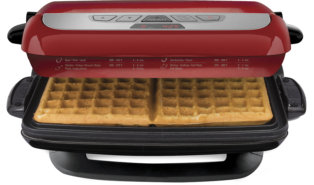 George Foreman Indoor Grill - SUPER CHAMP *LIMITED EDITION* Includes Waffle  Makr