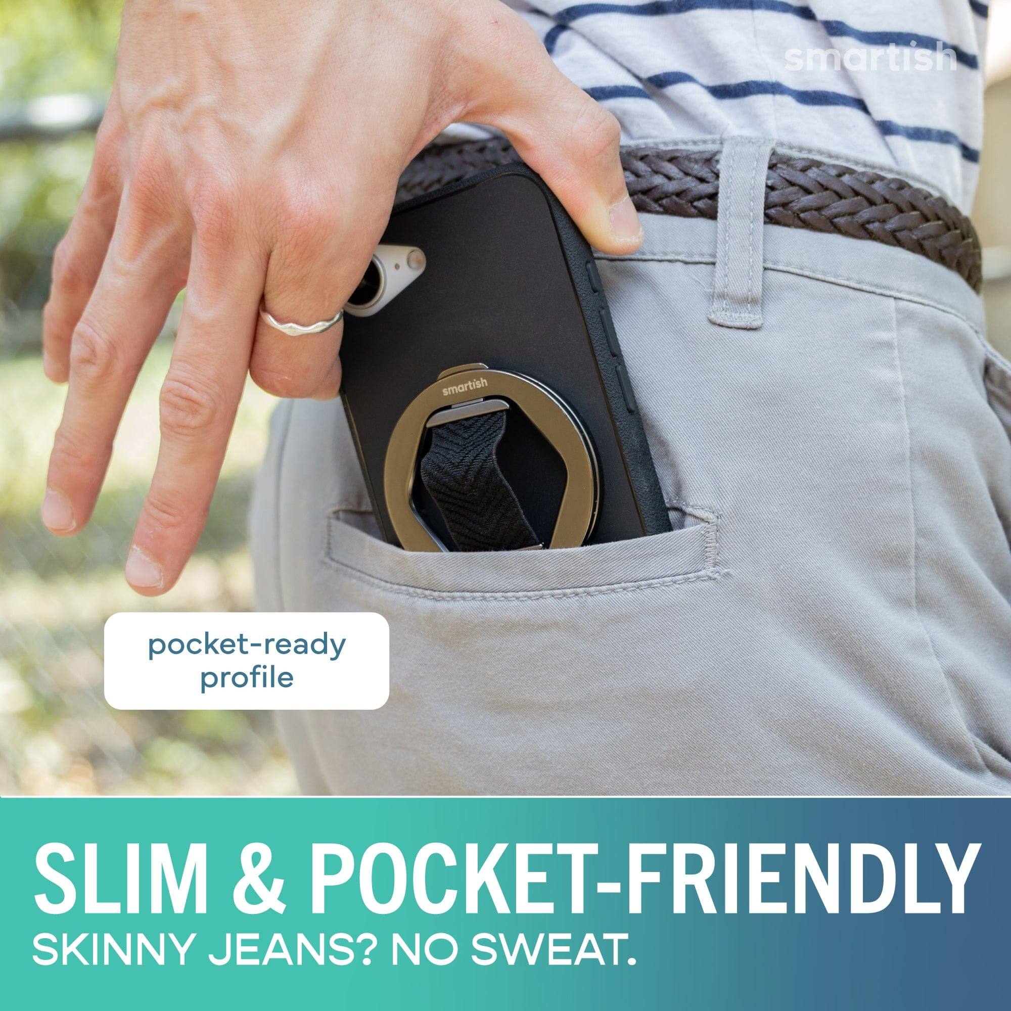 smartish smartish pocket-ready profile SLIM & POCKET-FRIENDLY SKINNY JEANS? NO SWEAT.