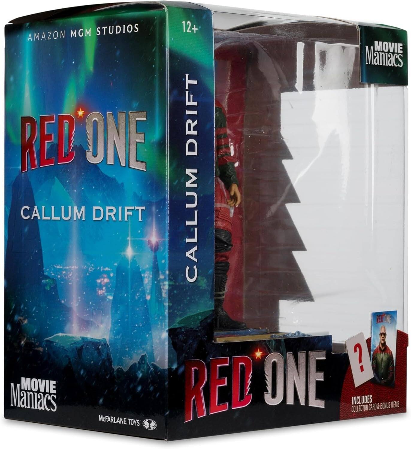 MGM STUDIOS 12+ AMAZON MOVIE Maniacs RED ONE DRIFT CALLUM DRIFT CALLUM BECT ? Maniacs MOVIE RED ONE COLLECTOR INCLUDES CARD & BONUS ITEMS McFARLANE TOYS