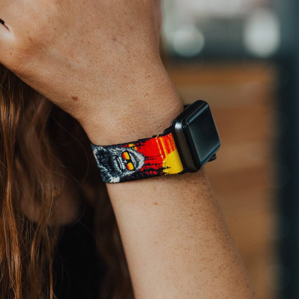 Alt View 4. ZOX - Bigfoot and Chill NFC Smartwatch Band, 22mm - Multicolor.