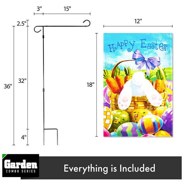 3" 15" 2.5" 12"  
36" 32" 18" 4"  
Happy Easter  
Garden COMBO SERIES  
Everything is Included