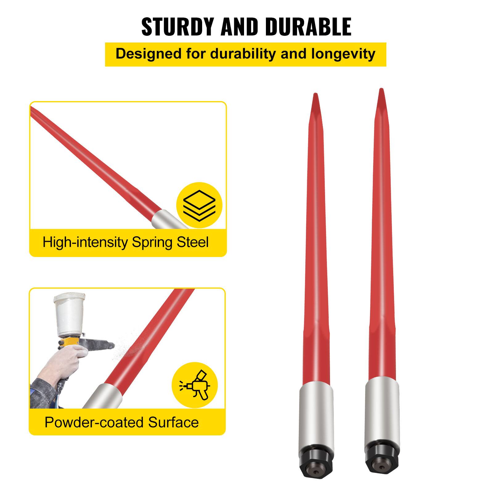 STURDY AND DURABLE  
Designed for durability and longevity  

High-intensity Spring Steel  

Powder-coated Surface