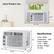 Ideal Window Size
14.5" A 23"-34" 15.98"
Specifications
Color: White
Compressor: R32
Power Supply: 115V / 60Hz
Product Weight: 36.4lbs
12"
13.07"