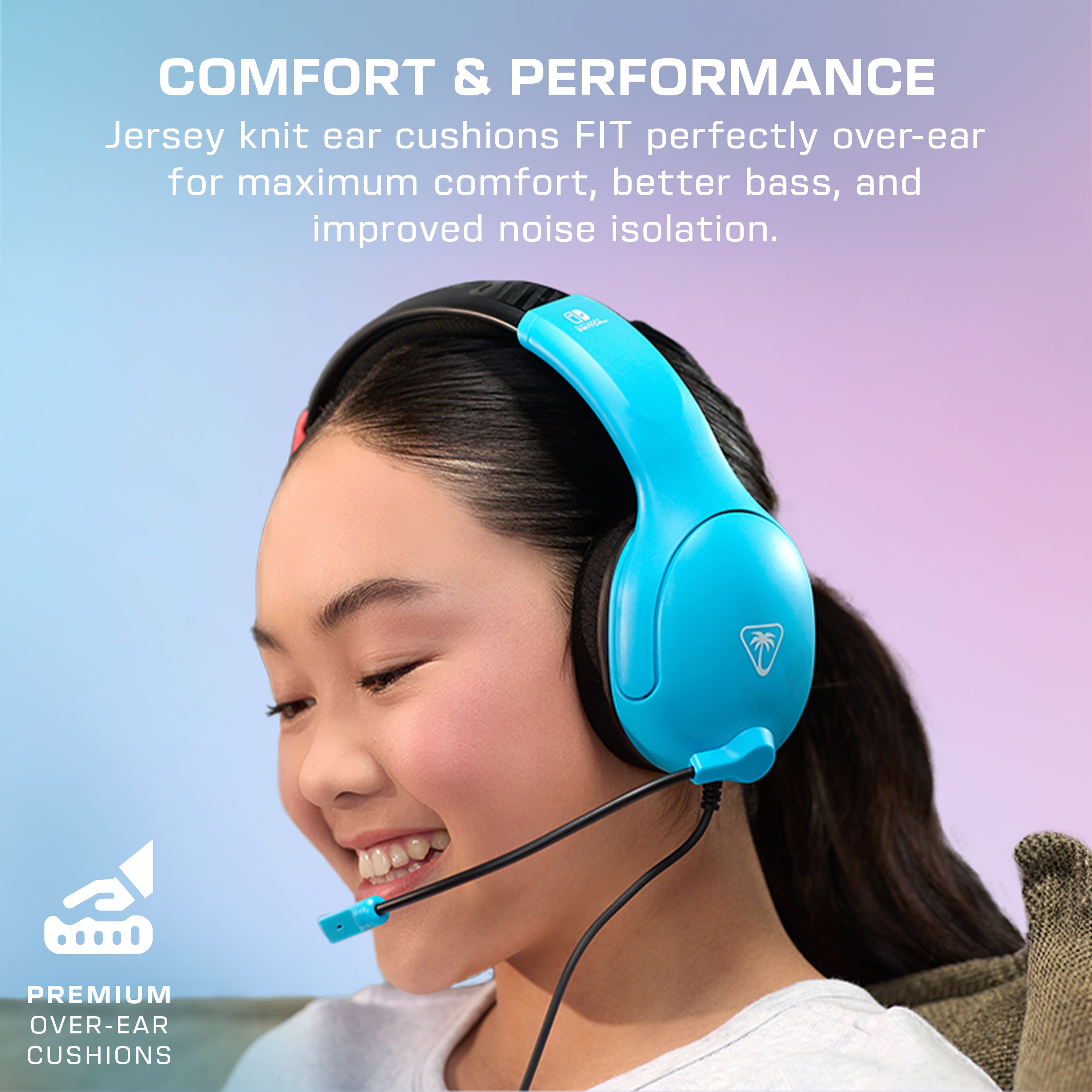 Turtle Beach Airlite Fit Wired Gaming Headset for Nintendo