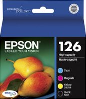 Epson - 126 4-Pack Ink Cartridges - Black/Cyan/Magenta/Yellow - Front_Zoom