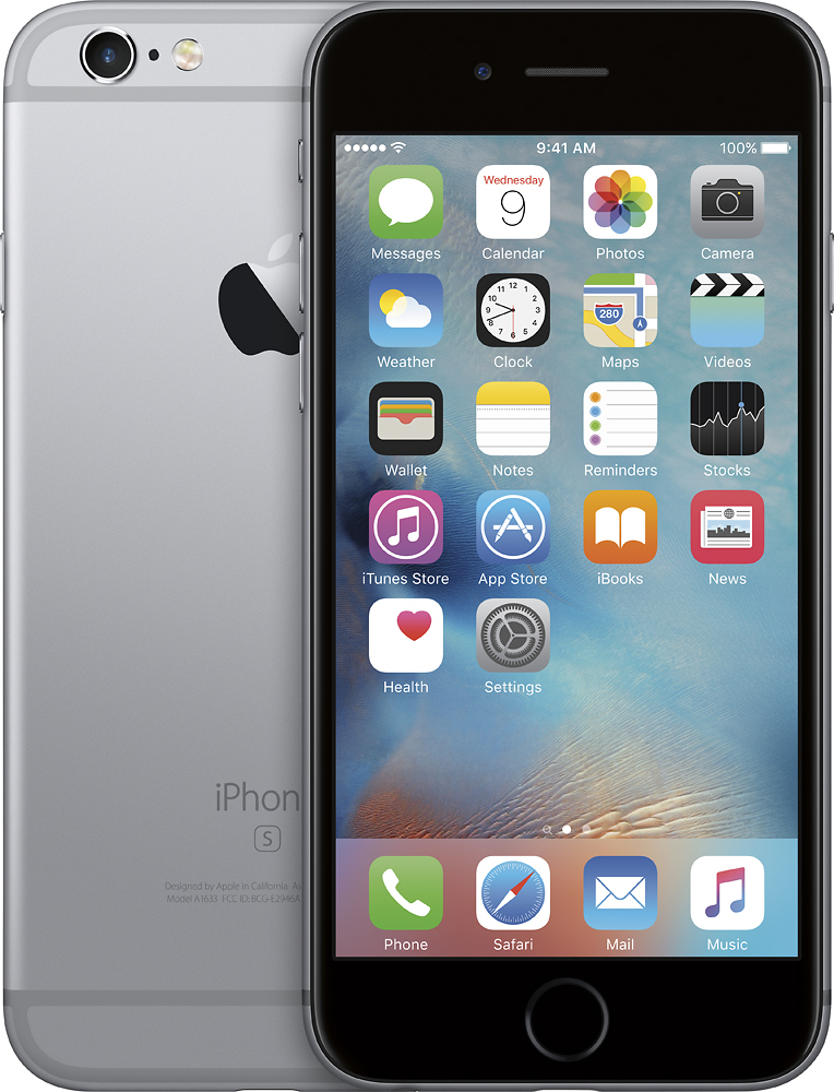 Best Buy: Apple iPhone 6s 64GB (Unlocked) Space Gray MKRG2LL/A