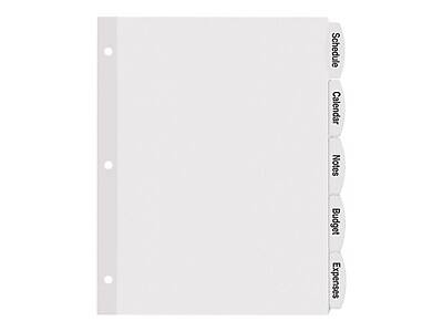 Schedule  
Calendar  
Notes  
Budget  
Expenses