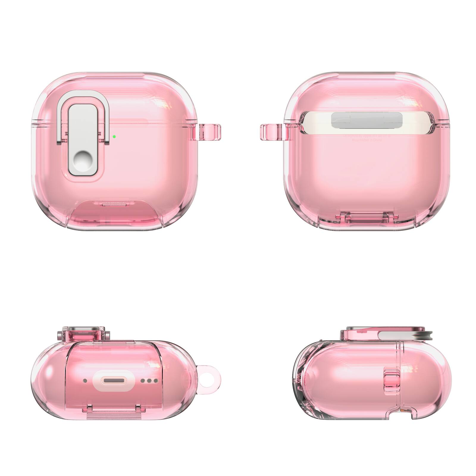 UUCOVER For Airpods 4/5th Gen Clear Protective Case with Security Lock ...