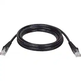 Tripp Lite - 100' N001 Series RJ-45 Snagless Molded CAT-5e Patch Cable - Black