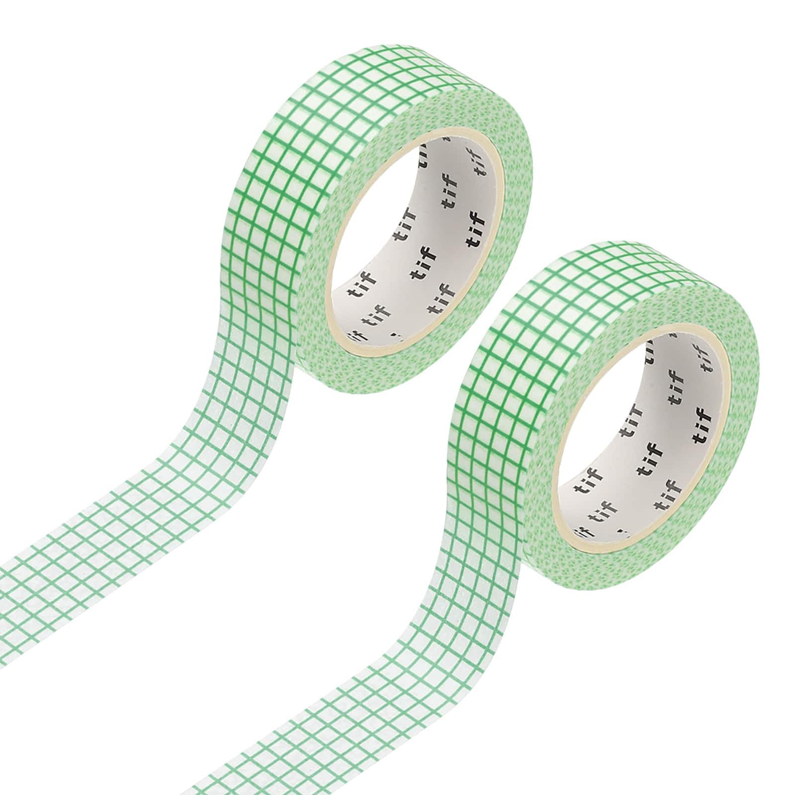 Unique Bargains - 2 Rolls Grid Washi Tape, 0.6in x 11yds Decorative Colored Masking Tape, Craft, Gift Wrap, Scrapbook, Party Decor - Avocado Green price history on PriceWatchPro