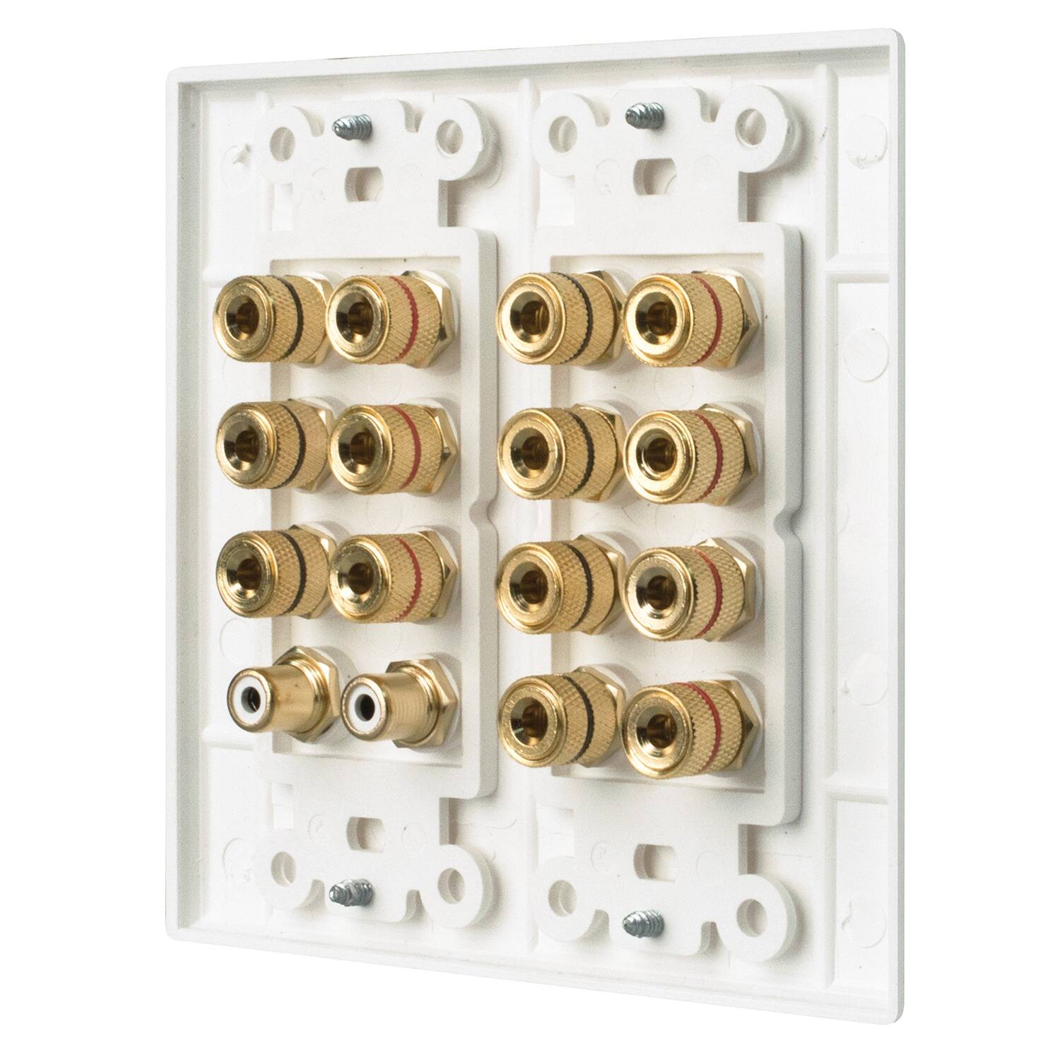 Alt View 2. Russound - Russound Htp-7.2 Htp-7.2 Home Theater Wallplate - white.