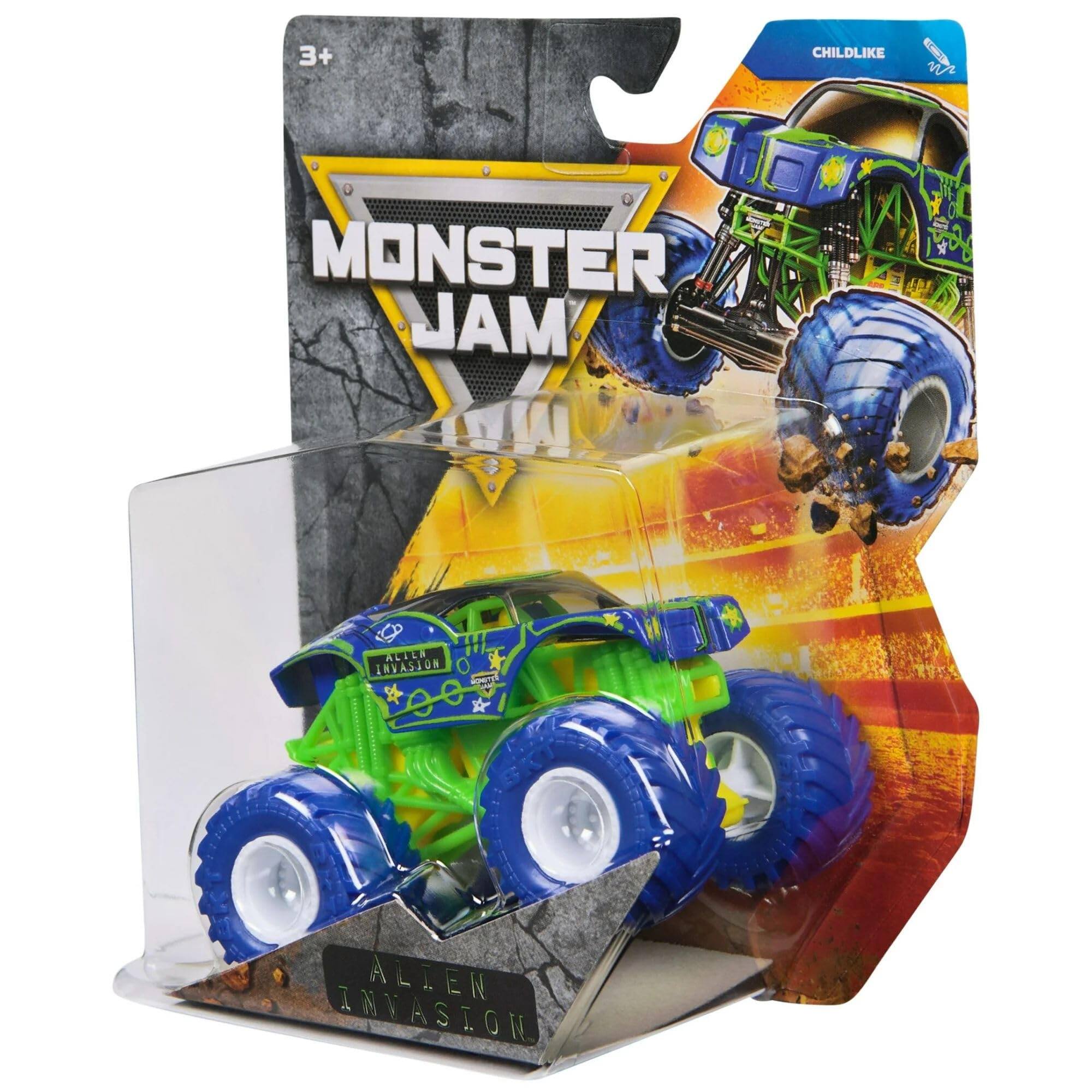 Monster Jam 2026 Official Childlike Alien Invasion 1:64 Diecast