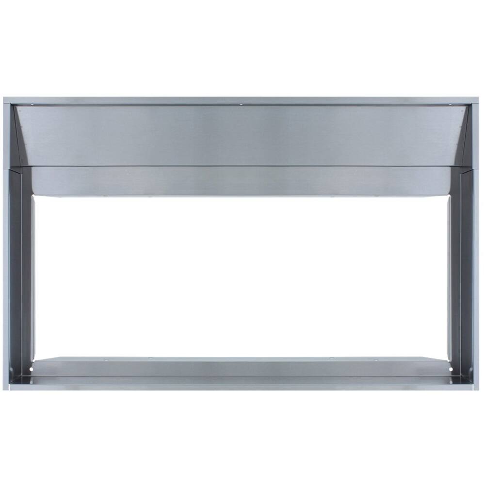 Front. Zephyr - Panel 36 in. Liner for Tornado Mini for Range Hood - Stainless Steel.